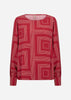 SC-ANNABEL 1 Bluse Rød