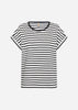 SC-RINA STRIPE 18 T-shirt Sort