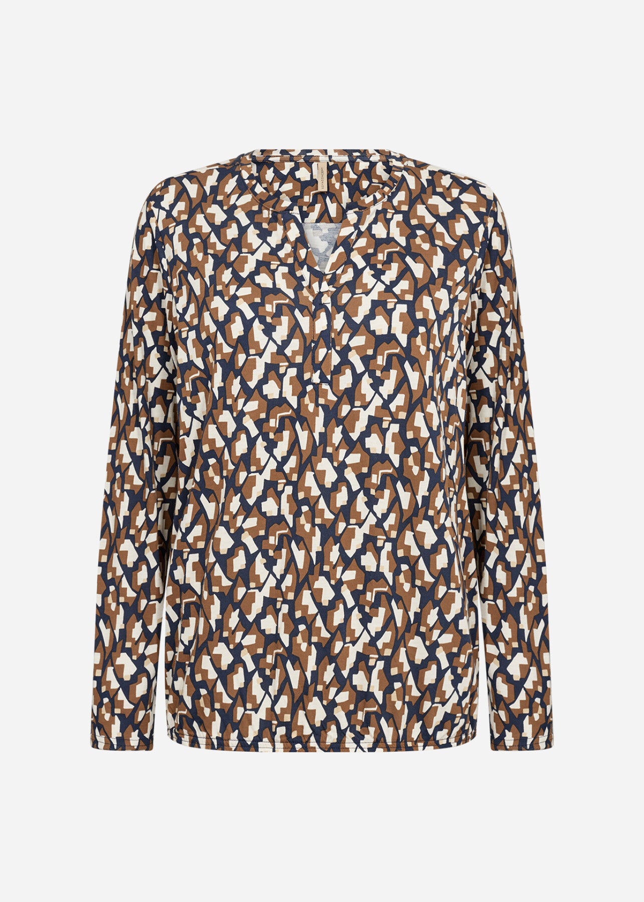 SC-FELICITY AOP 527 Bluse Mørk blå