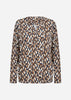SC-FELICITY AOP 527 Bluse Mørk blå