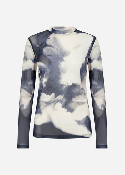 SC-ALDA AOP 57 T-shirt Mørk blå