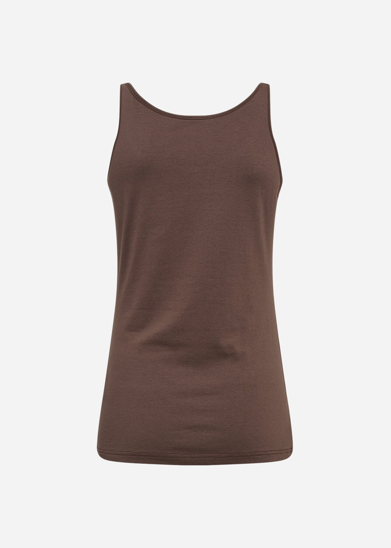 SC-PYLLE 122 Top Mørk brun