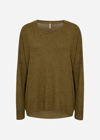 SC-BIARA 1 Bluse Mørkegrøn