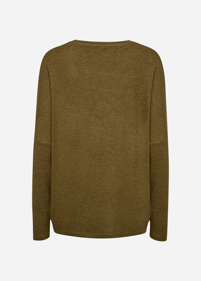 SC-BIARA 1 Bluse Mørkegrøn