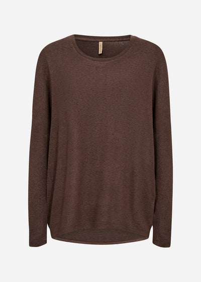 SC-BIARA 1 Bluse Mørk brun