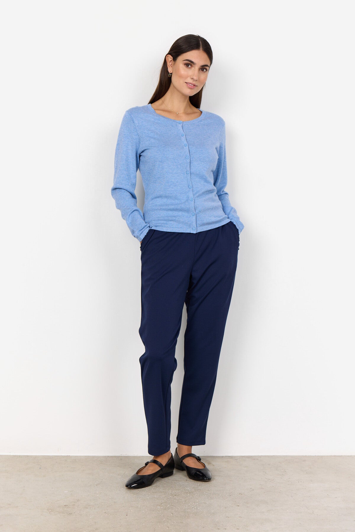 SC-DOLLIE 446 Cardigan Lyseblå