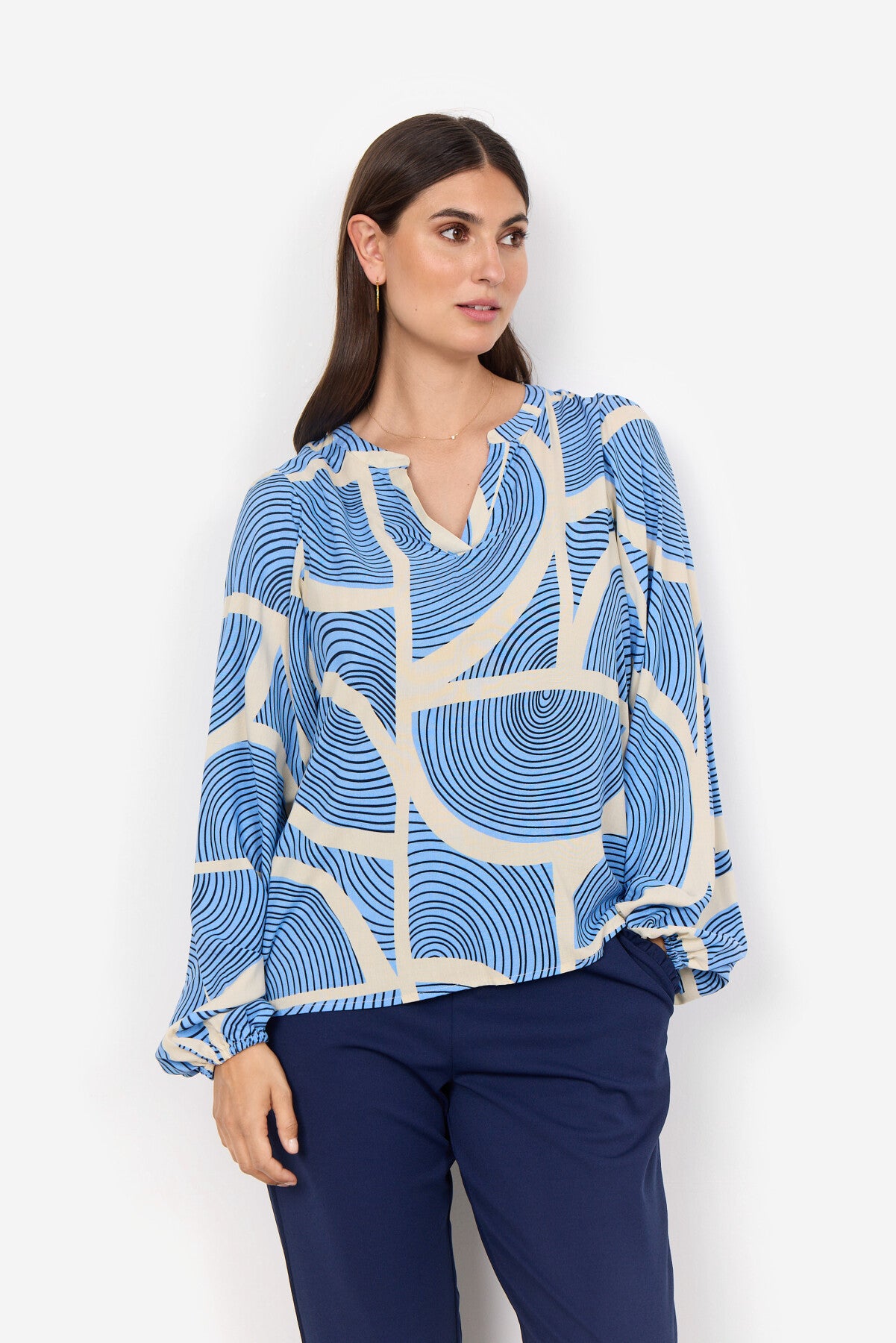 SC-OLIVERA 1 Bluse Lyseblå