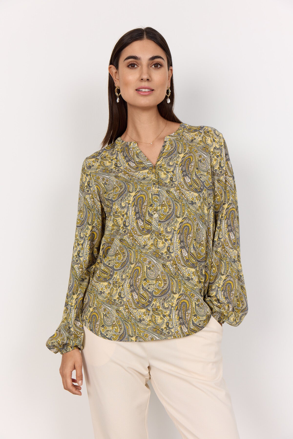SC-PIANNA 2 Bluse Gul