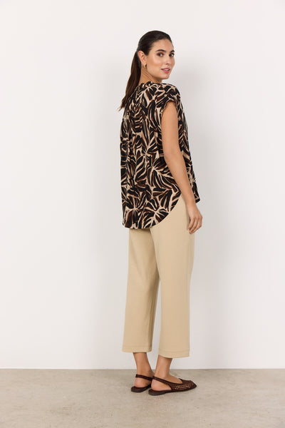 SC-ROKSANA 2 Bluse Mørk brun
