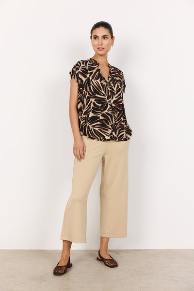 SC-ROKSANA 2 Bluse Mørk brun