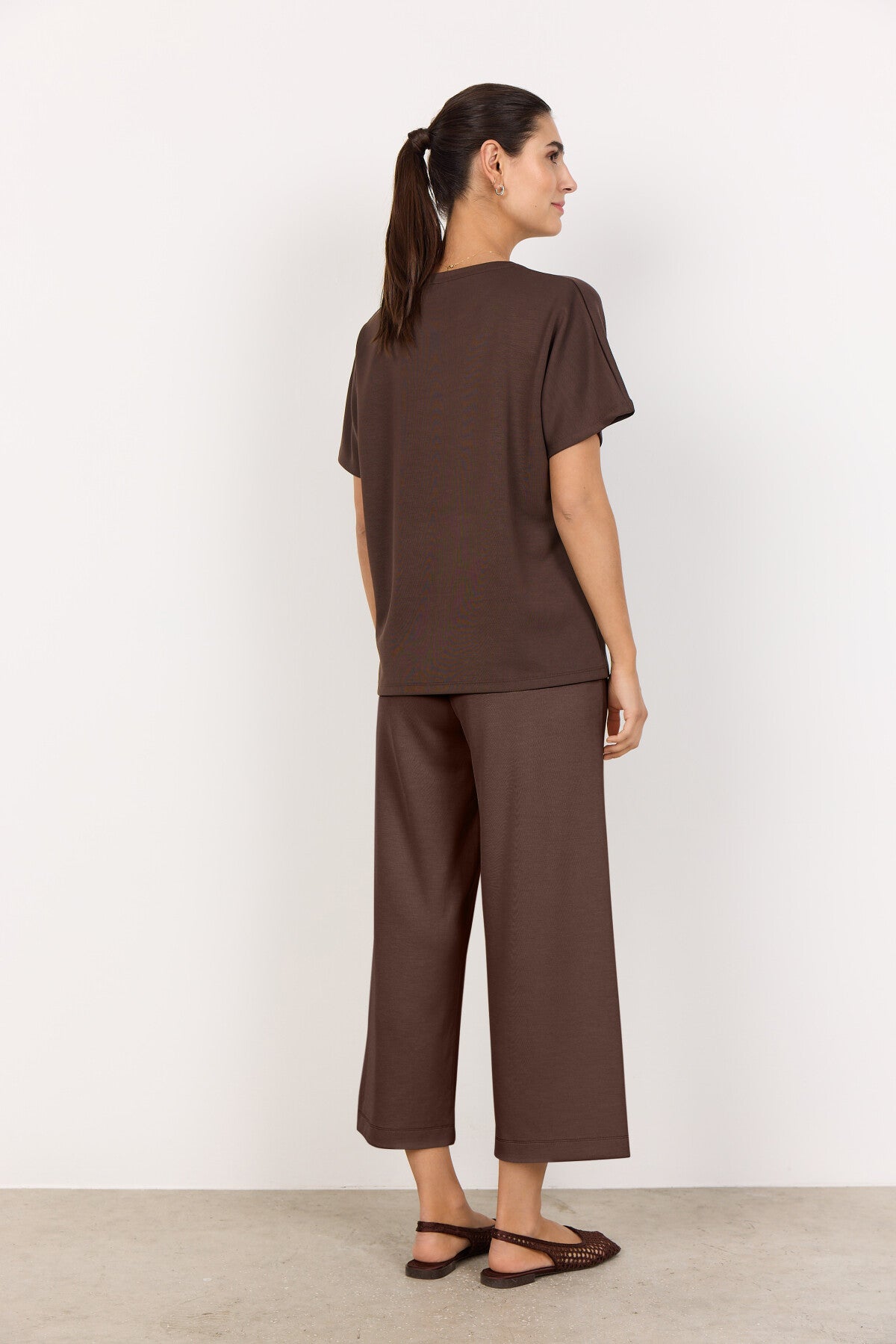 SC-BANU 230 T-shirt Mørk brun