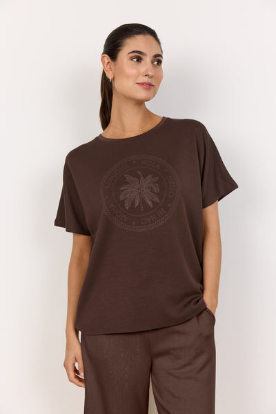 SC-BANU 230 T-shirt Mørk brun