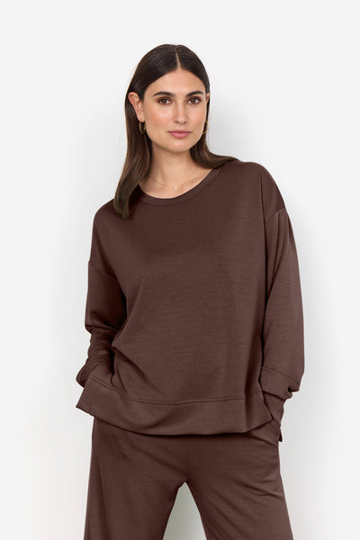 SC-BANU 164 Sweatshirt Mørk brun