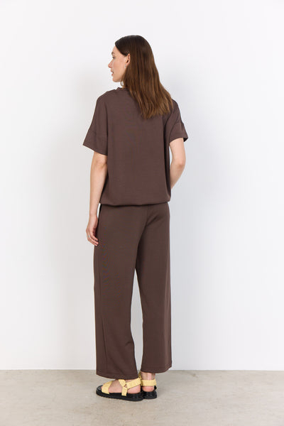 SC-BANU 184 T-shirt Mørk brun