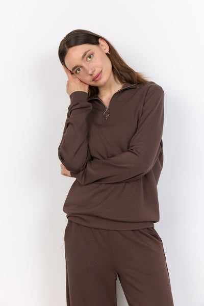 SC-BANU 187 Sweatshirt Mørk brun