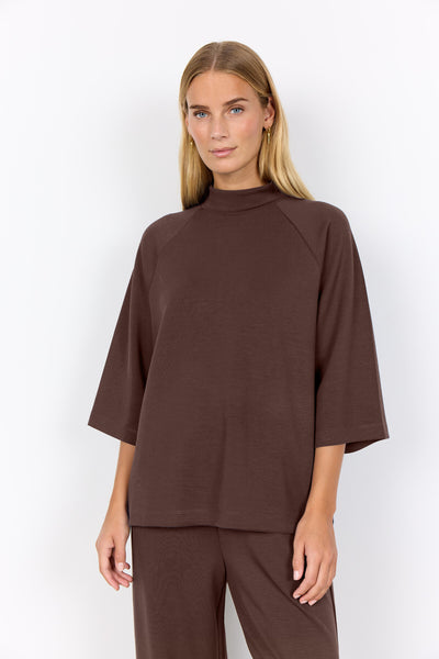 SC-BANU 261 T-shirt Mørk brun