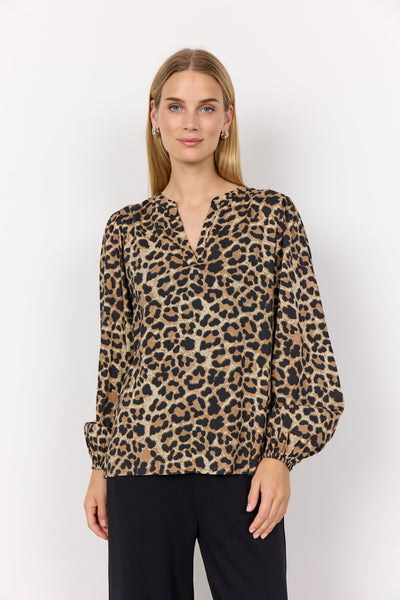 SC-FLAVIA 4 Bluse Brun