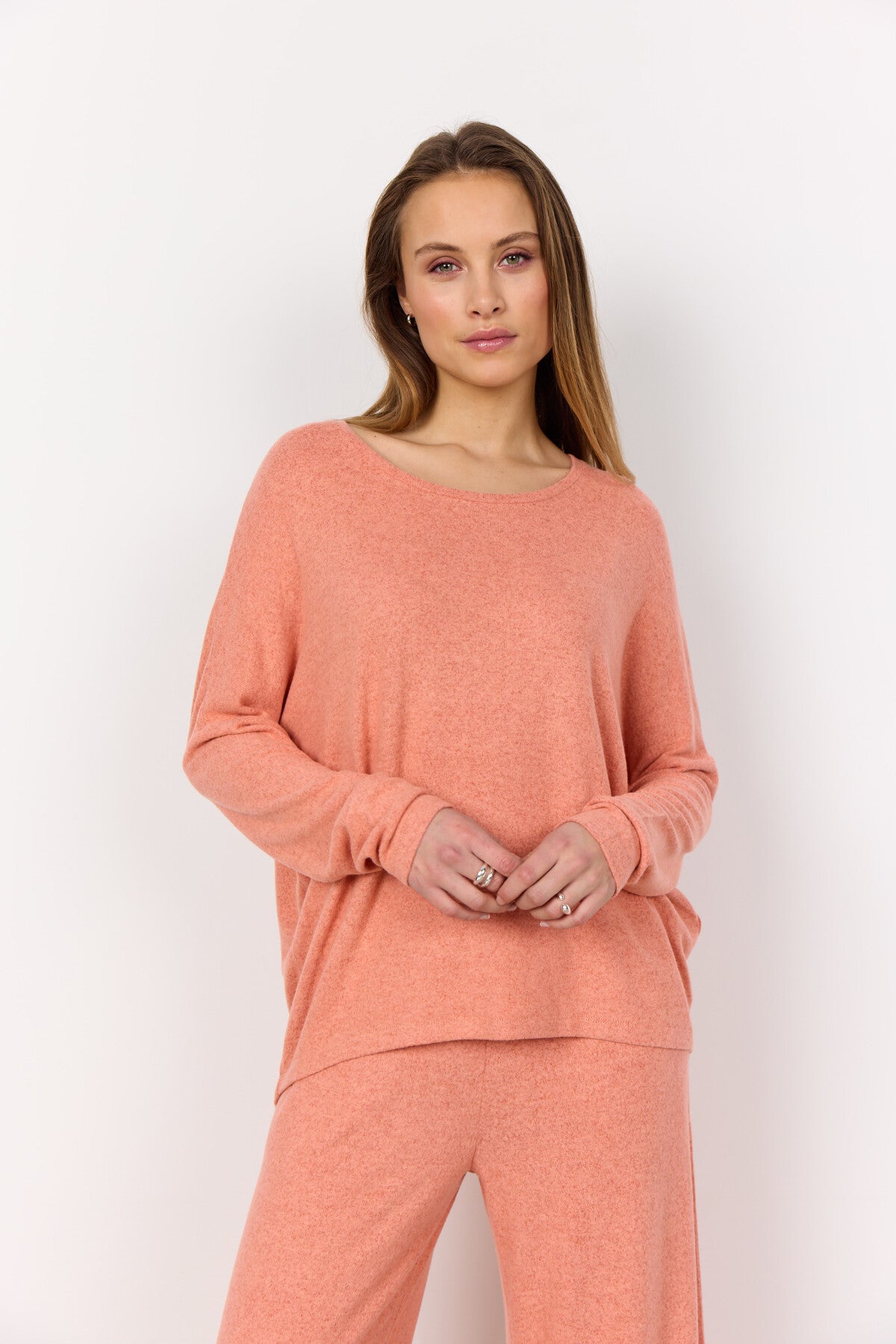 SC-BIARA 1 Bluse Koral
