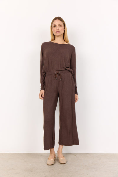 SC-BIARA 1 Bluse Mørk brun