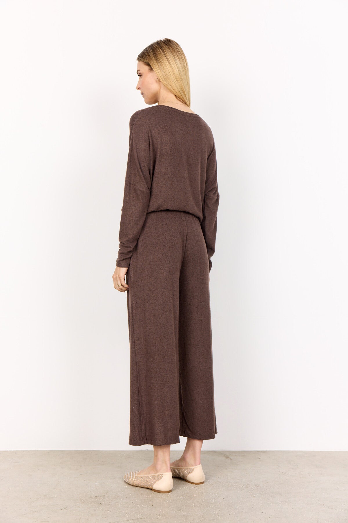 SC-BIARA 1 Bluse Mørk brun