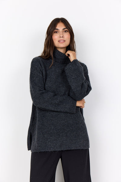 SC-GUNNA 6 Pullover Mørk grå