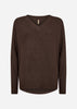 SC-BIARA 90 Bluse Mørk brun