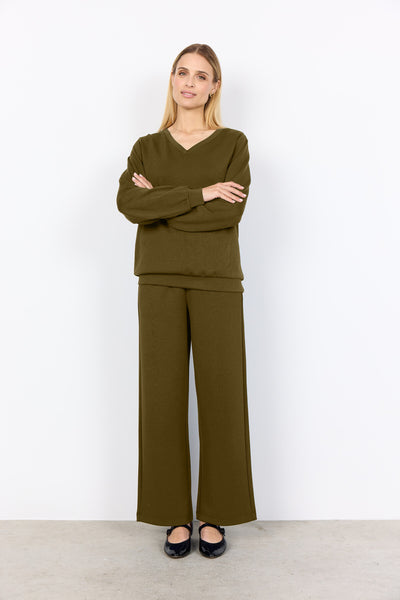SC-BANU 194 Bluse Mørkegrøn