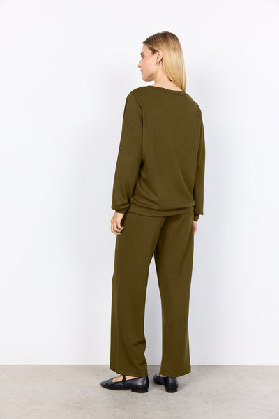SC-BANU 194 Bluse Mørkegrøn