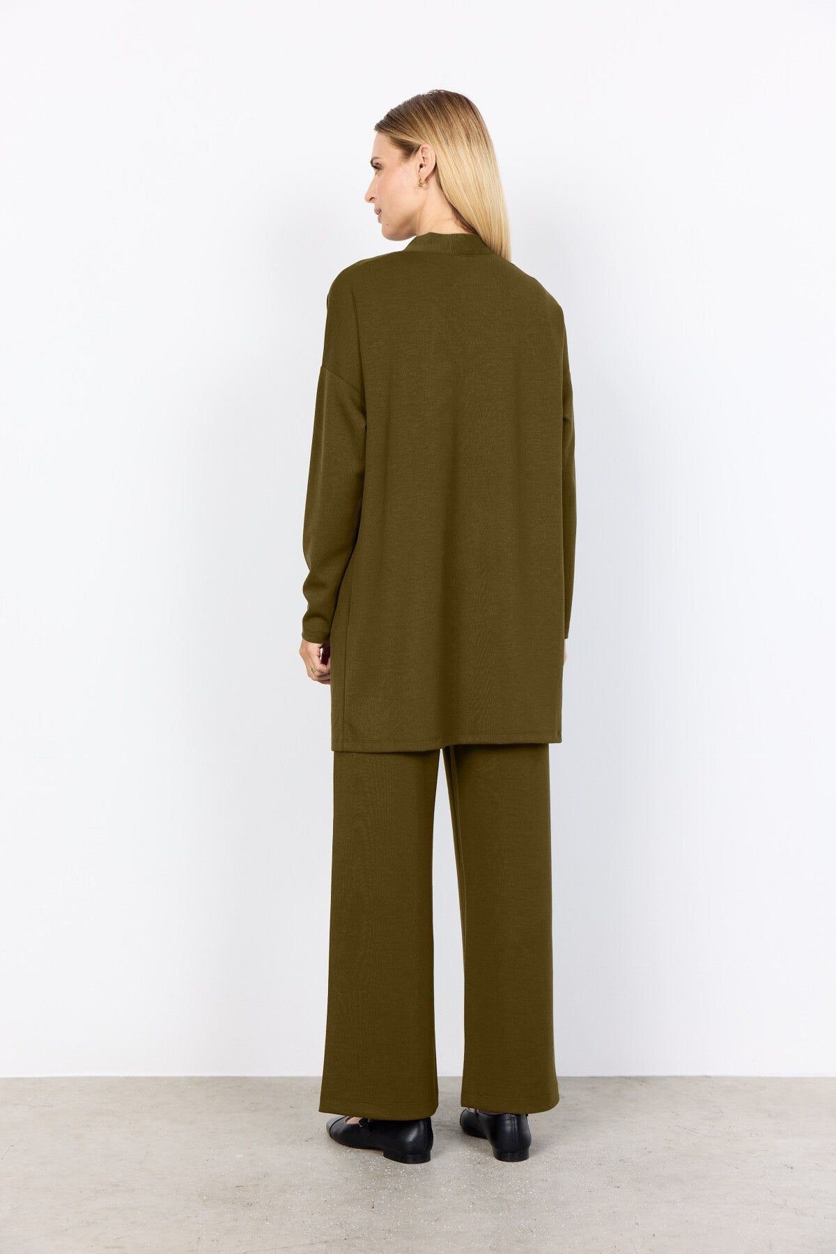 SC-BANU 221 Cardigan Mørkegrøn