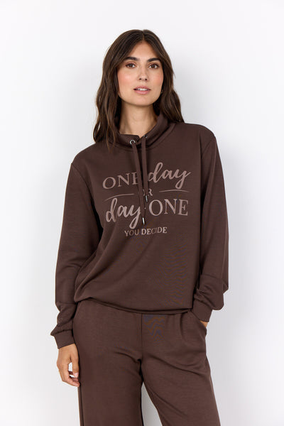 SC-BANU 256 Sweatshirt Mørk brun