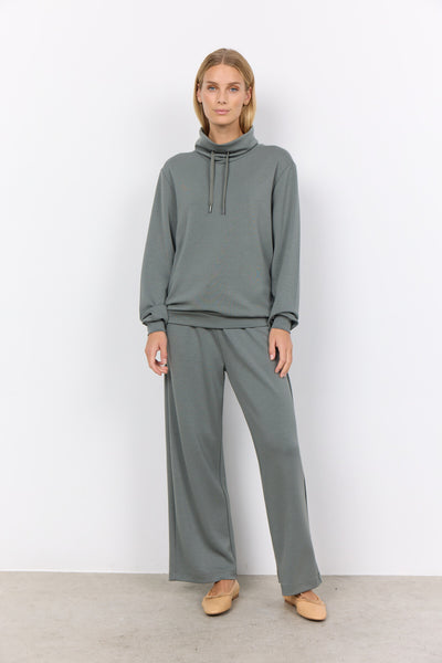 SC-BANU 125 Sweatshirt Støvet Grøn