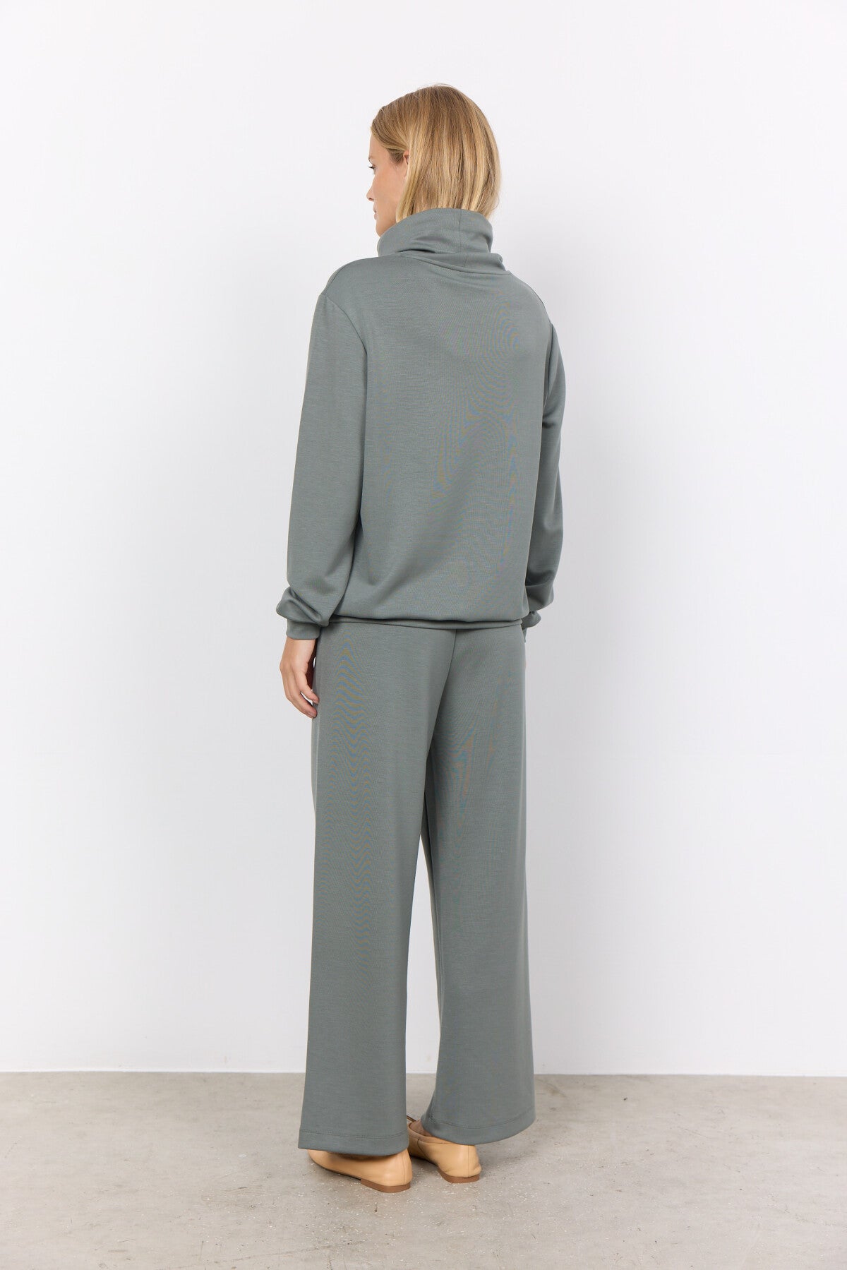 SC-BANU 125 Sweatshirt Støvet Grøn
