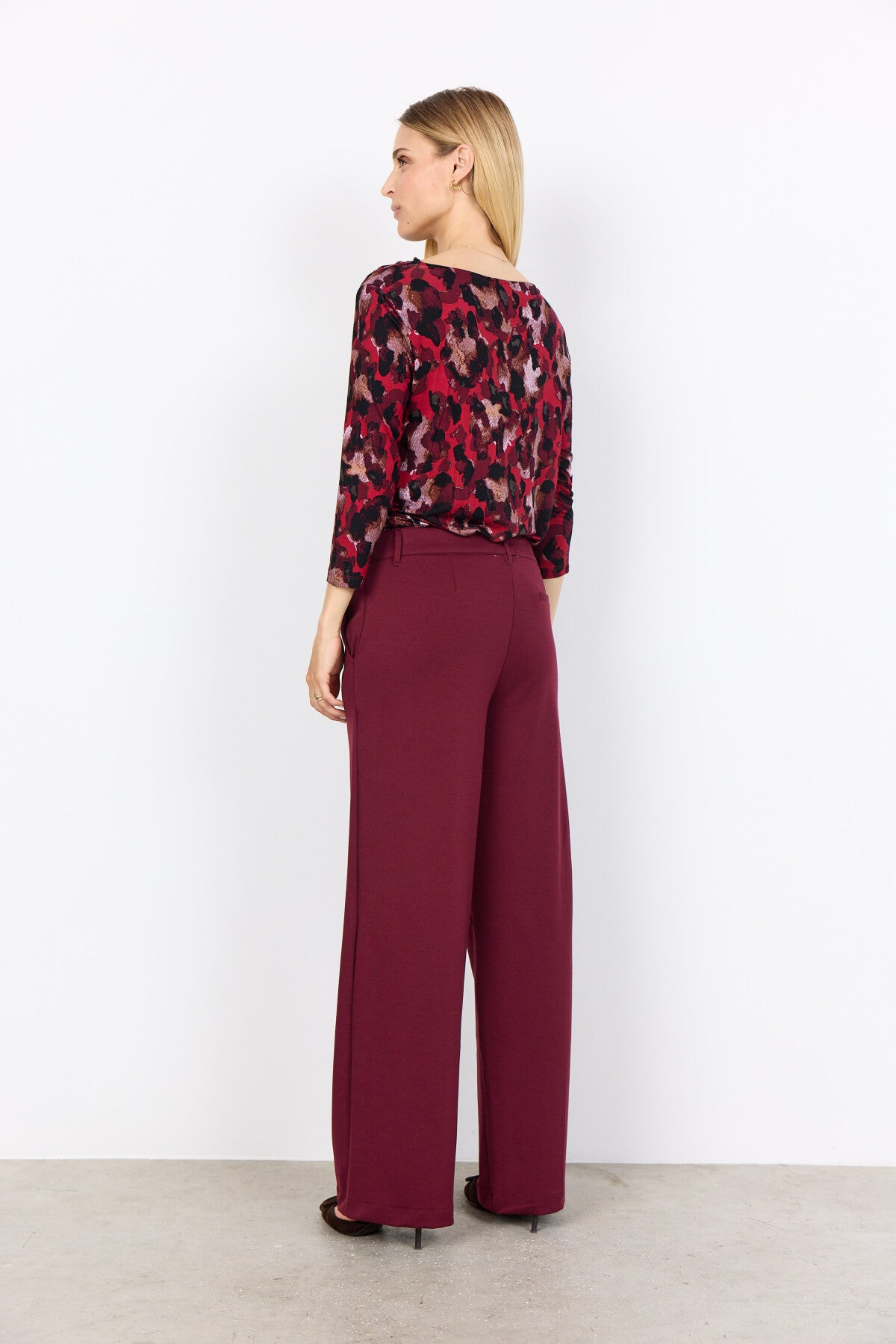 SC-MARICA AOP 342 Bluse Rød