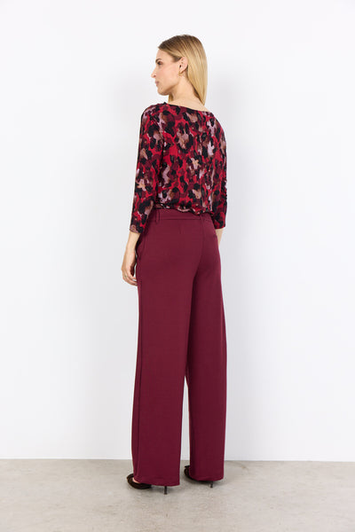 SC-MARICA AOP 342 Bluse Rød
