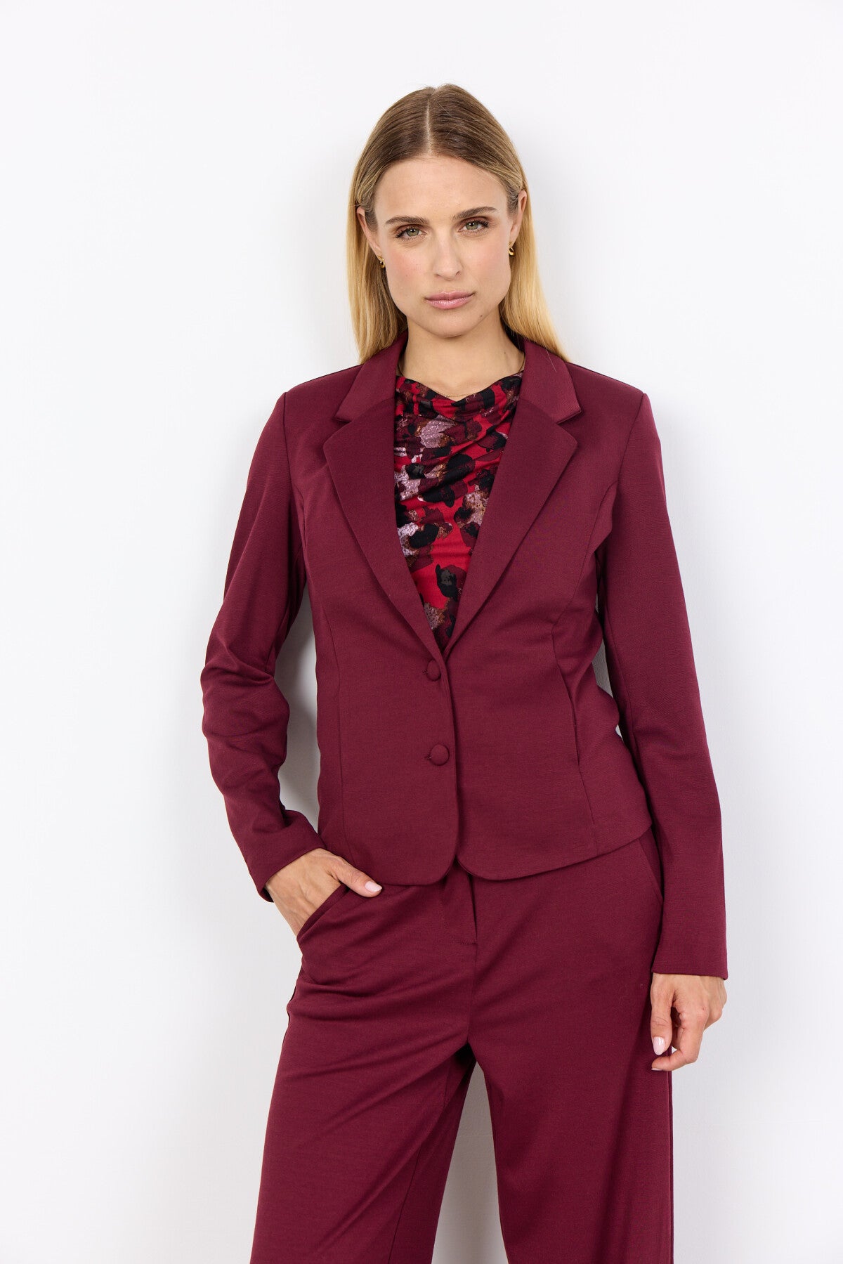 SC-DANIELA 1 Blazer Bordeaux