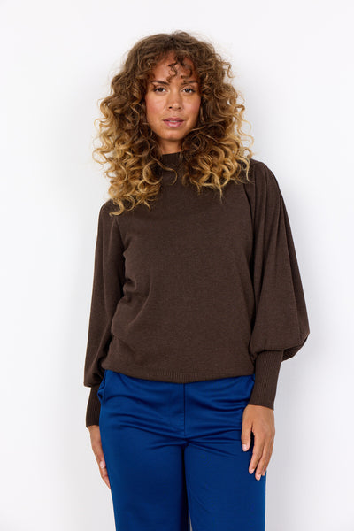 SC-DOLLIE 666 Pullover Mørk brun