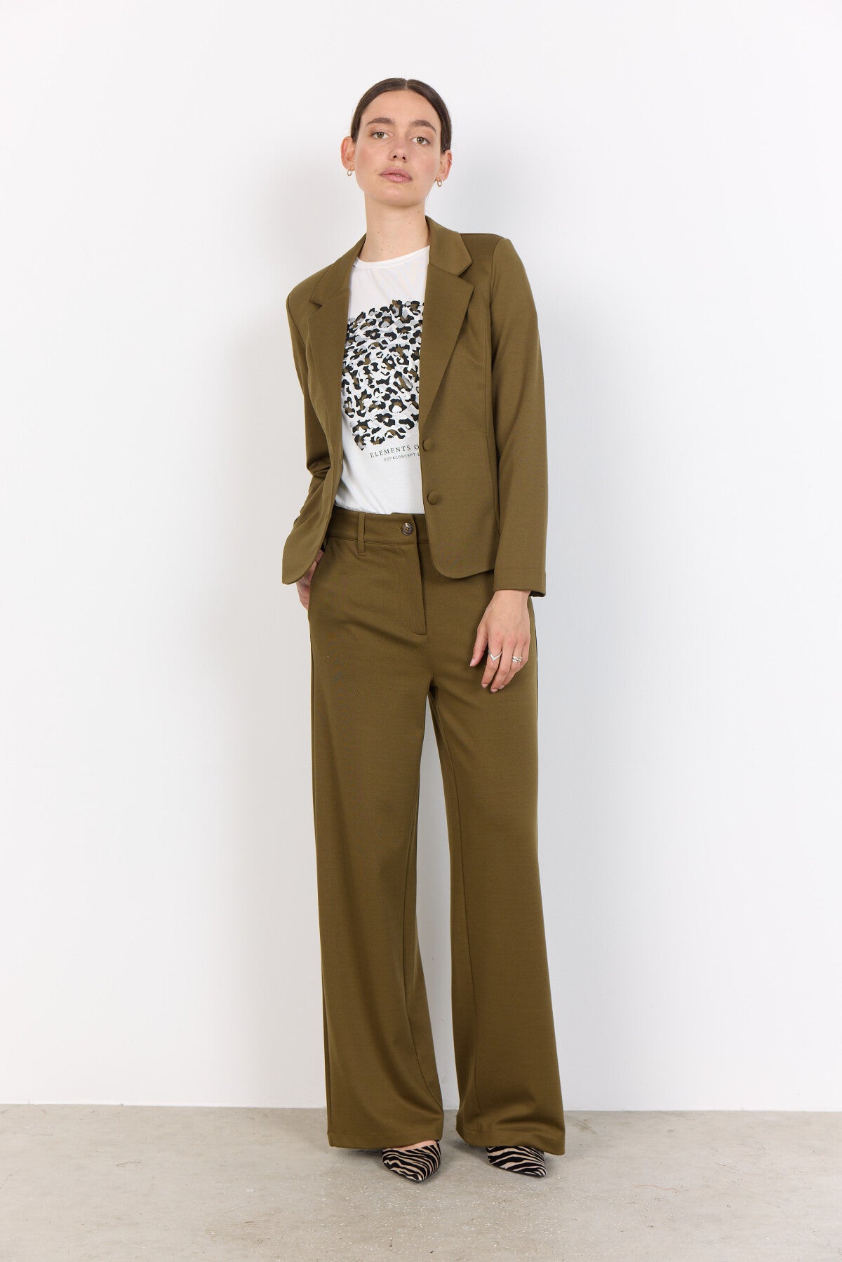 SC-DANIELA 1 Blazer Oliven