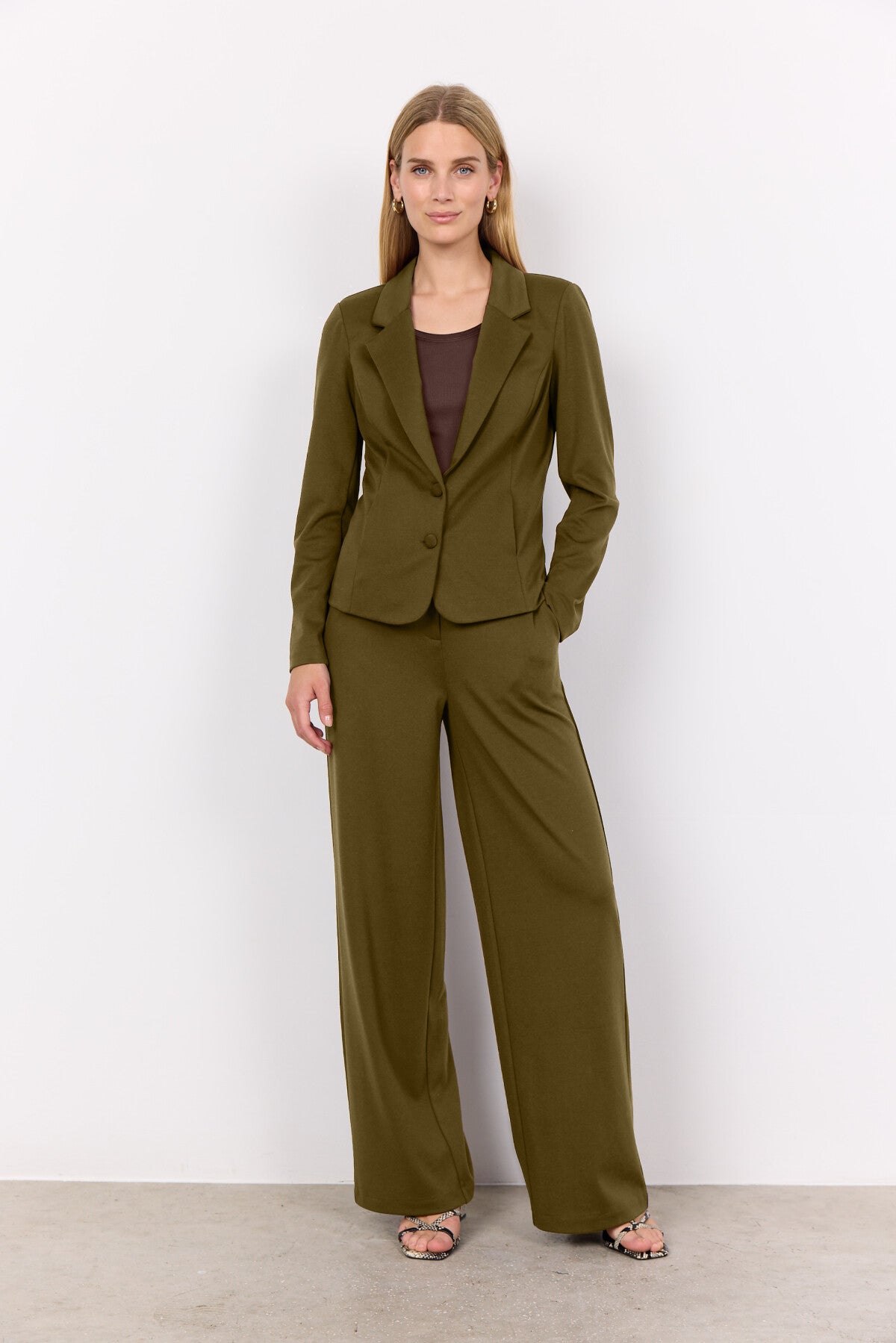 SC-DANIELA 1 Blazer Mørkegrøn