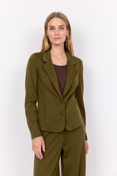 SC-DANIELA 1 Blazer Mørkegrøn