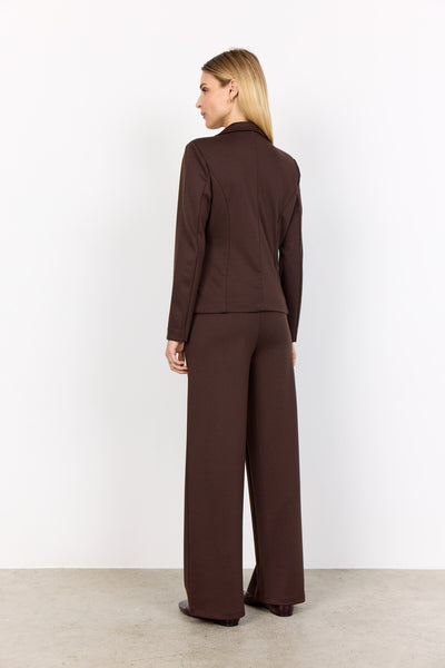 SC-DANIELA 1 Blazer Mørk brun