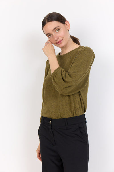 SC-BIARA 116 Bluse Oliven