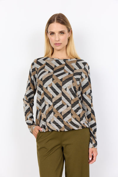 SC-GALINA 64 Bluse Sand