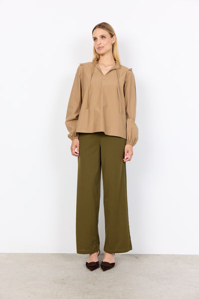 SC-NETTI 108 Bluse Mørk sand