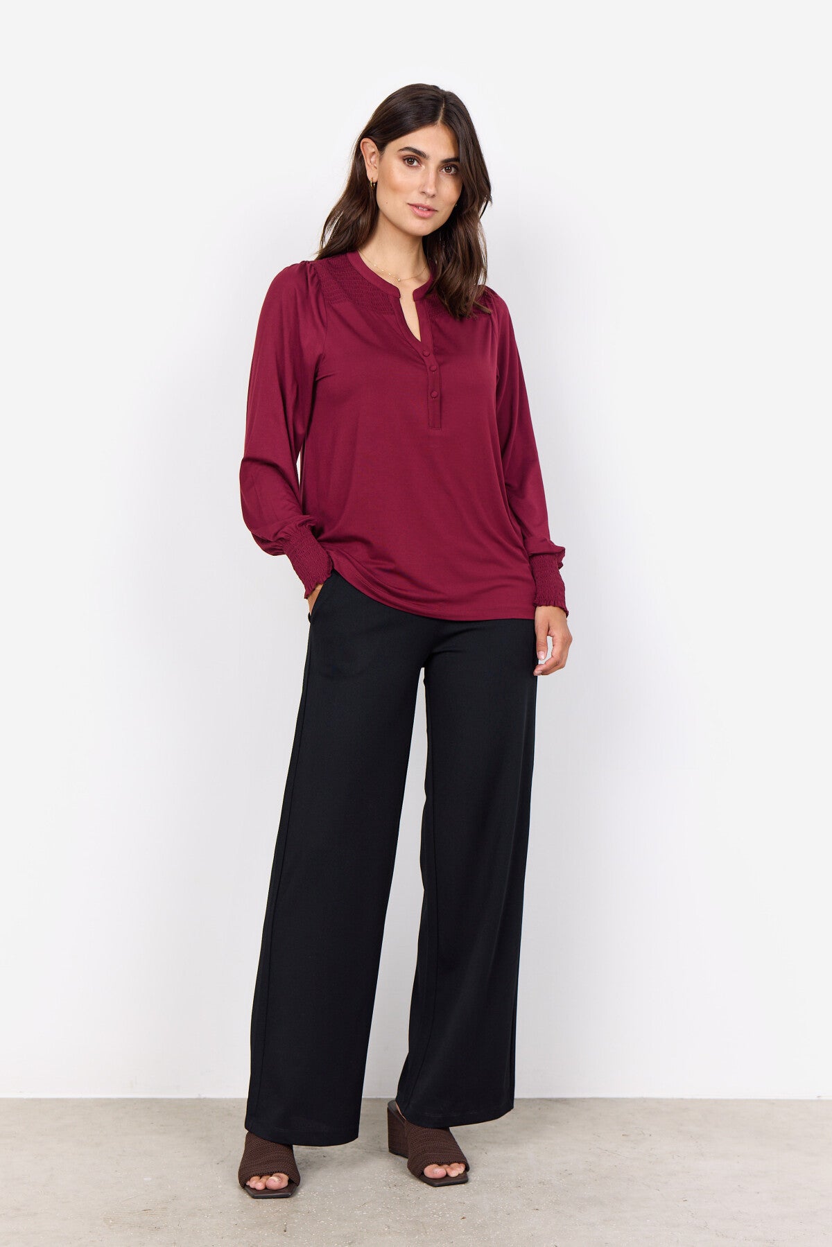 SC-MARICA 303 Bluse Bordeaux