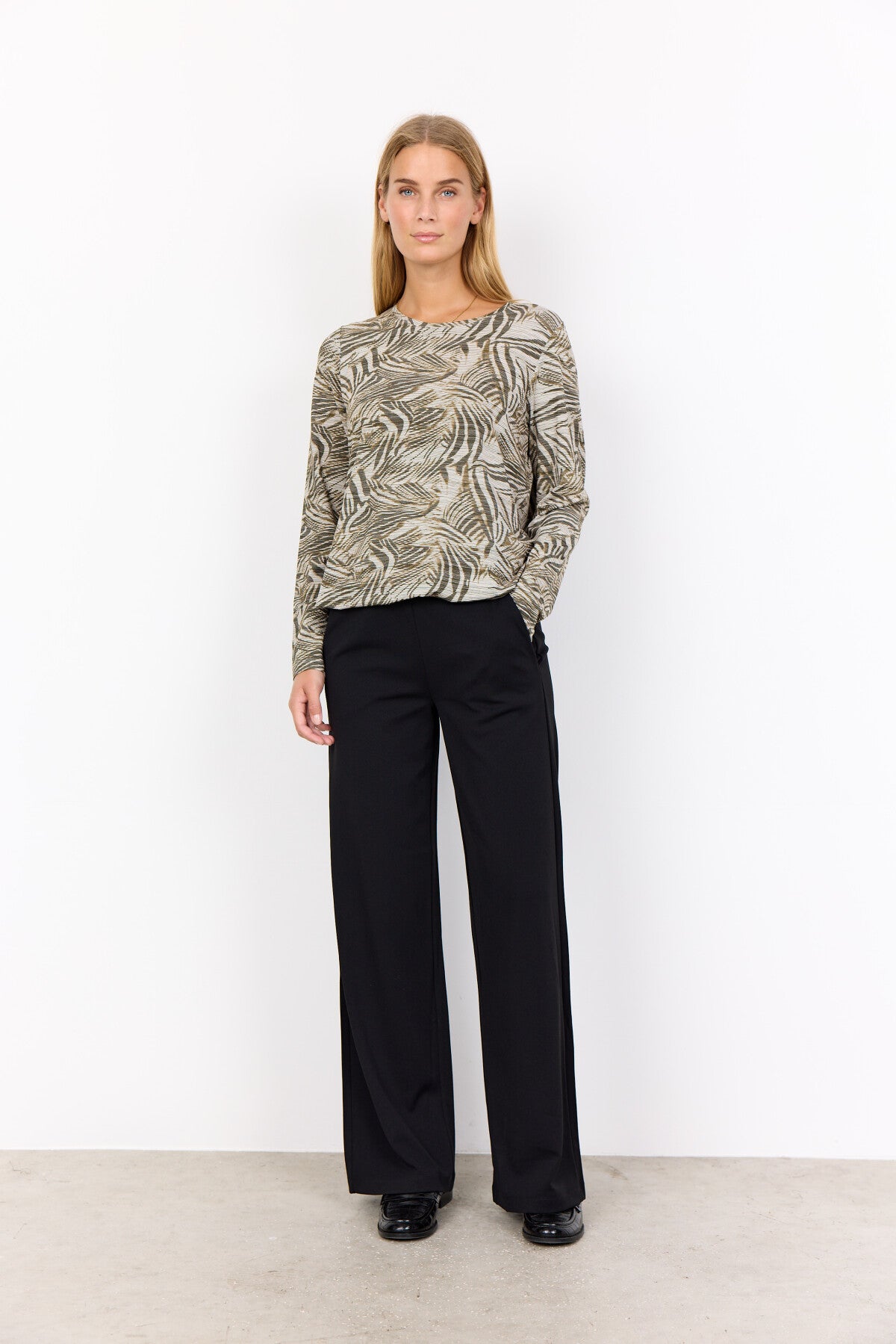 SC-GALINA 63 Bluse Mørkegrøn