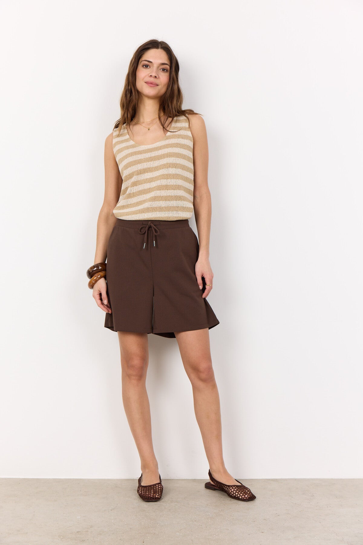 SC-SIHAM 54 Shorts Mørk brun