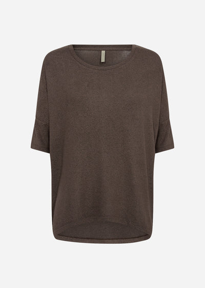 SC-BIARA 96 Bluse Mørk brun