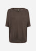 SC-BIARA 96 Bluse Mørk brun
