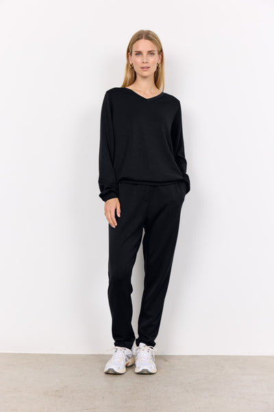 SC-BANU 194 Bluse Sort