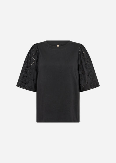 SC-LORAINE 3 Bluse Sort